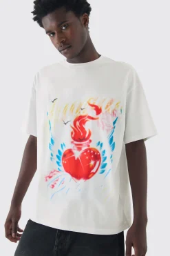 Oversized Amour Pride T-Shirt | UK^boohooMAN Discount