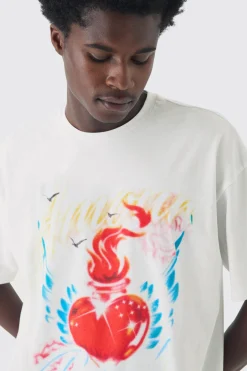 Oversized Amour Pride T-Shirt | UK^boohooMAN Discount