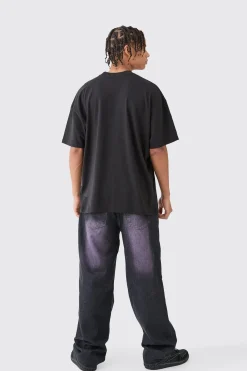 Oversized B Butterfly Graphic T-shirt | UK^boohooMAN