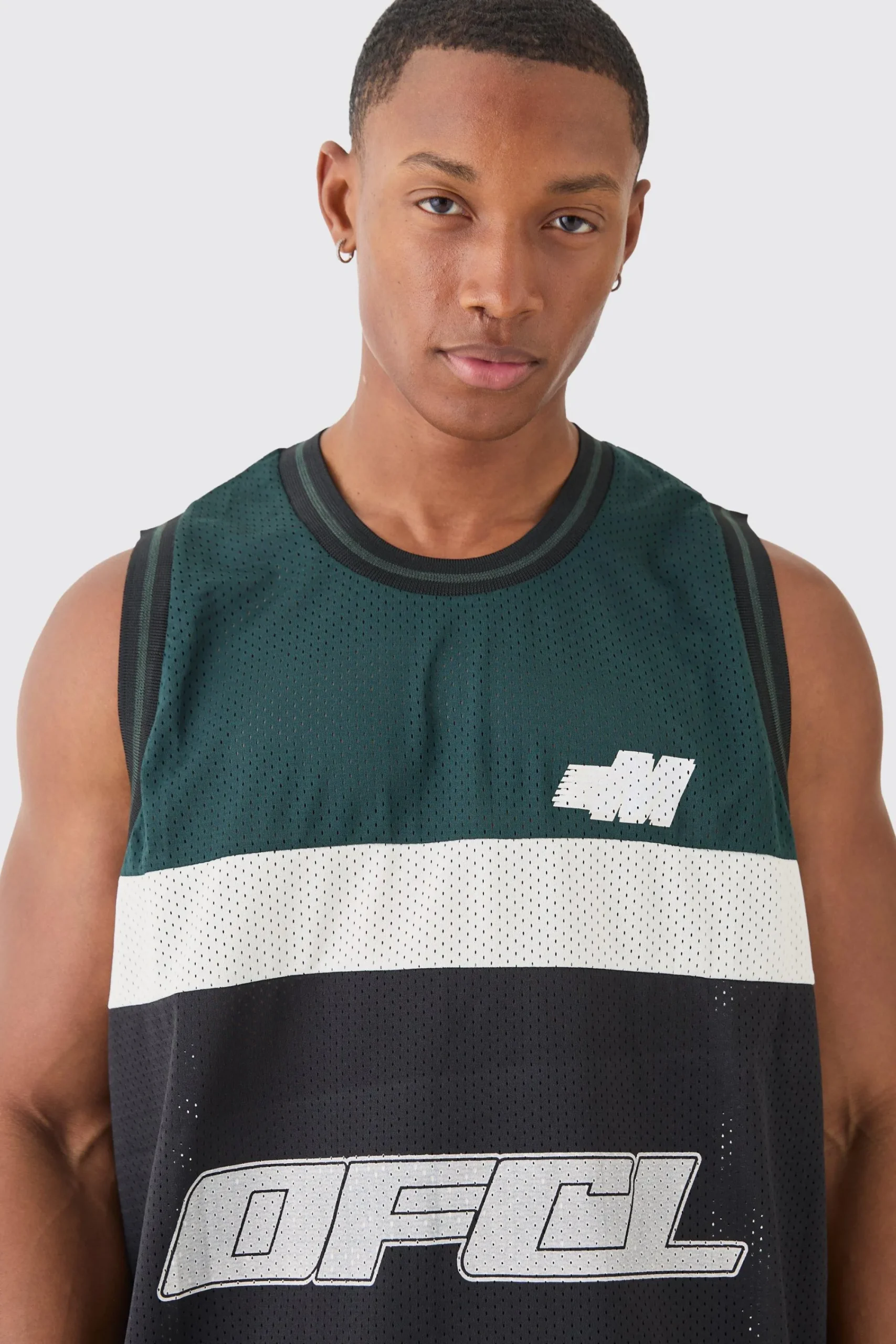 Oversized Basketball Mesh Vest | UK^boohooMAN Outlet