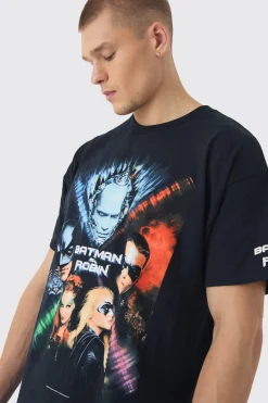 Oversized Batman And Robin License Print T-Shirt | UK^boohooMAN Sale