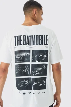 Oversized Batman Batmobile License Print T-Shirt | UK^boohooMAN Online