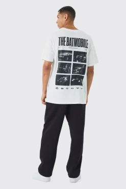 Oversized Batman Batmobile License Print T-Shirt | UK^boohooMAN Online