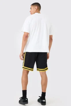 boohooMAN Oversized Batman License T-shirt And Mesh Short Set | UK| Sets & Co-Ords|Tracksuits