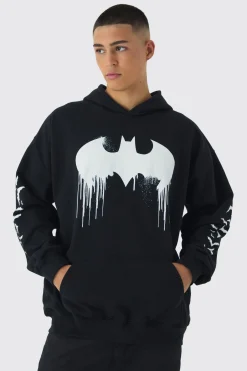 boohooMAN Oversized Batman License Multi Print Hoodie | UK| Hoodies & Sweatshirts