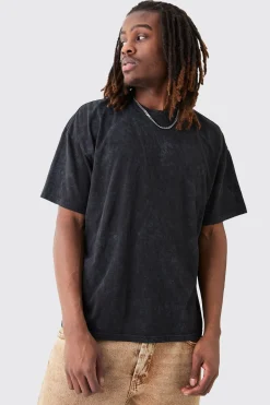 Oversized Batman Wash License T-shirt | UK^boohooMAN New