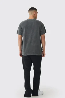 Oversized Beetlejuice Wash License Print T-Shirt | UK^boohooMAN New