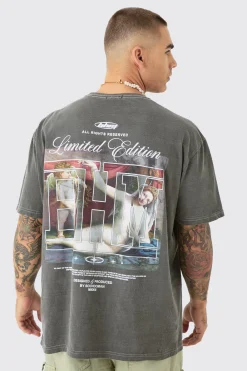 Oversized Bhm Renaissance Print T-shirt | UK^boohooMAN Discount