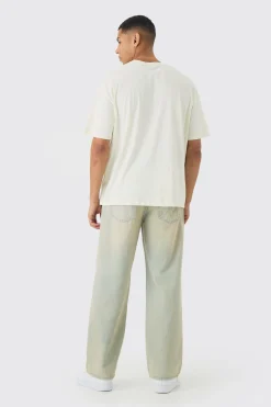 Oversized BHM Star Back Print T-Shirt | UK^boohooMAN New