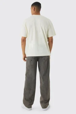 Oversized BHM Star Print T-Shirt | UK^boohooMAN Clearance