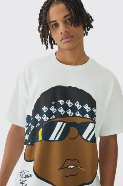 Oversized Biggie Cartoon License T-Shirt | UK^boohooMAN Best