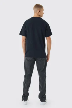 Oversized Biggie Over Seams License Print T-Shirt | UK^boohooMAN Online