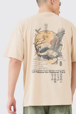 Oversized Bird Graphic T-shirt | UK^boohooMAN Clearance
