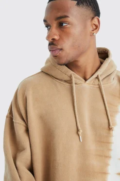 boohooMAN Oversized Bleached Teddy Graphic Hoodie | UK| Hoodies & Sweatshirts