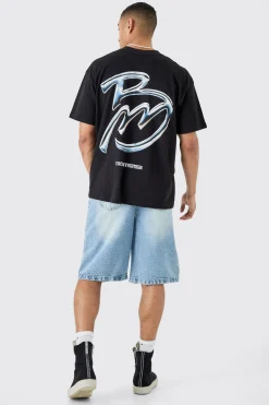 Oversized Bm Graphic T-shirt | UK^boohooMAN New