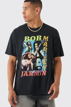 Oversized Bob Marley License T-shirt | UK^boohooMAN Best
