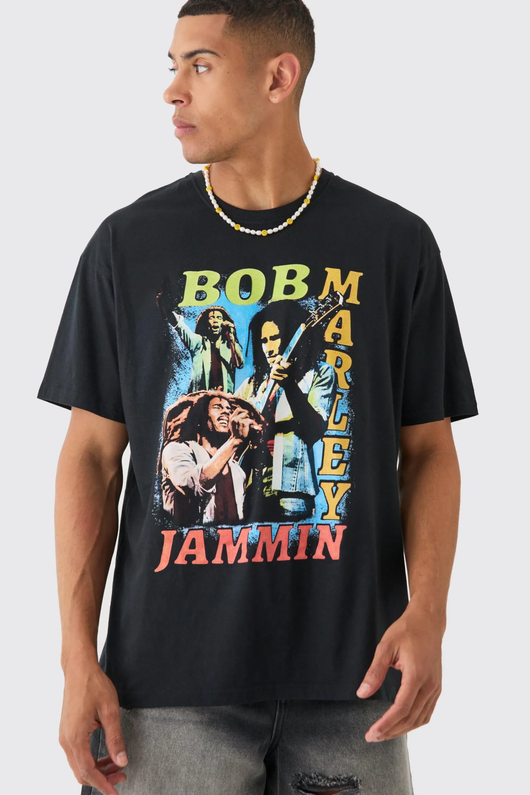 Oversized Bob Marley License T-shirt | UK^boohooMAN Best