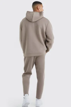 boohooMAN Oversized Bonded Scuba Hooded Tracksuit | UK| Tracksuits