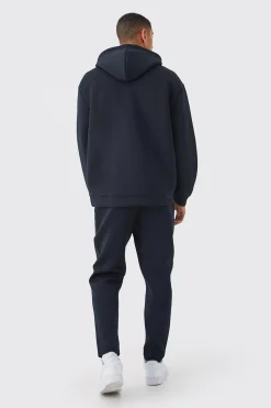 boohooMAN Oversized Bonded Scuba Hooded Tracksuit | UK| Tracksuits
