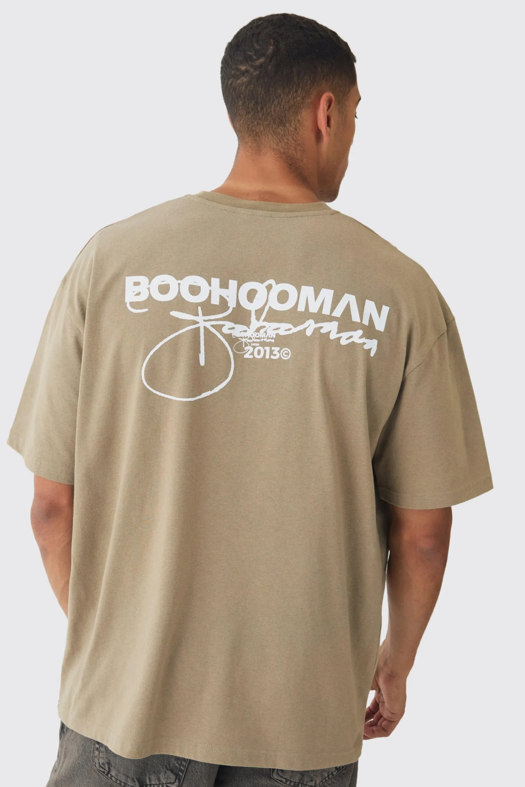 Oversized Printed T-Shirt | UK^boohooMAN Online