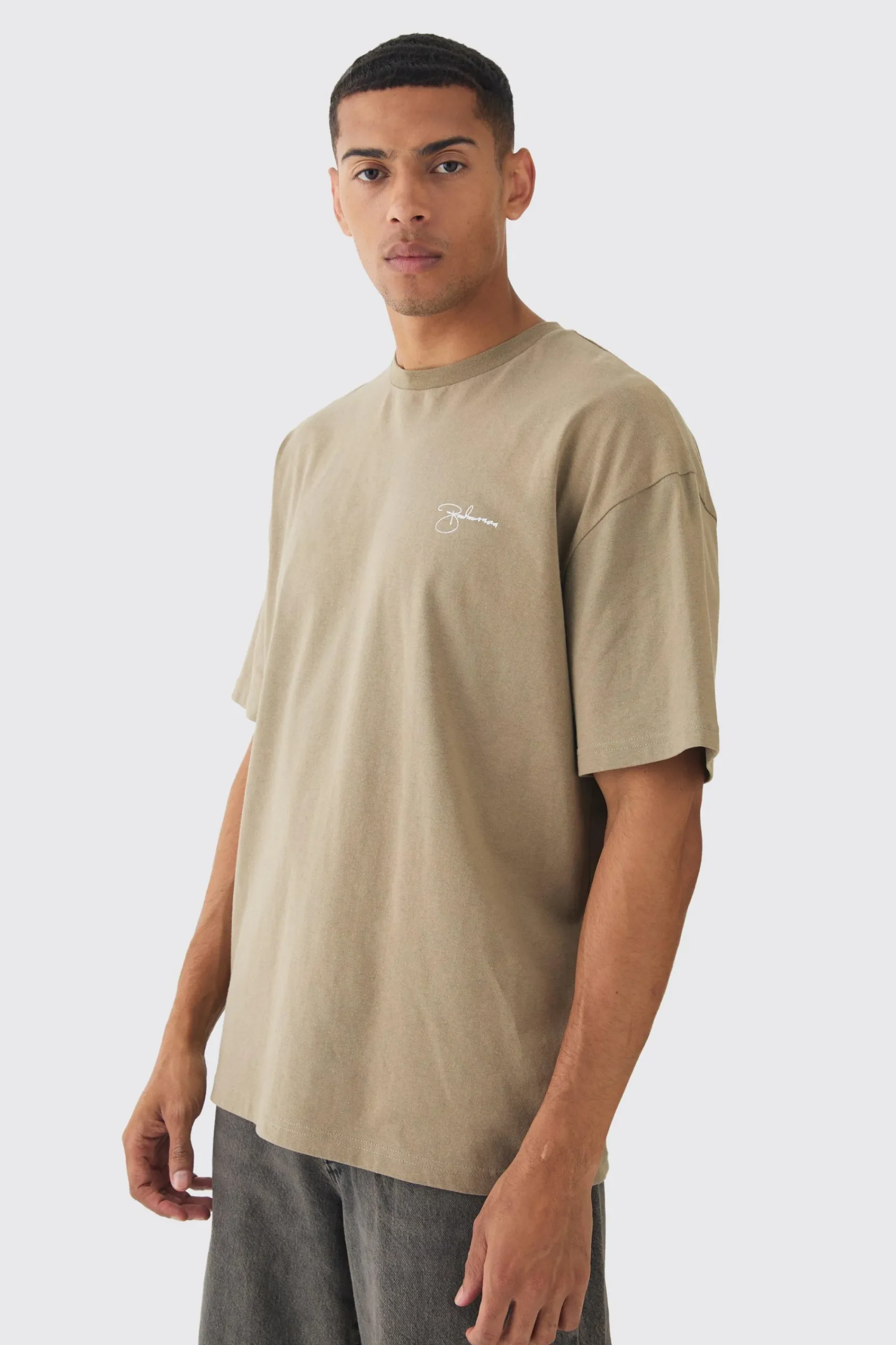 Oversized Printed T-Shirt | UK^boohooMAN Online
