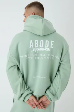 boohooMAN Oversized Boxy ABODE Hoodie | UK| Hoodies & Sweatshirts