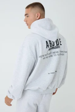 boohooMAN Oversized Boxy ABODE Hoodie | UK| Hoodies & Sweatshirts
