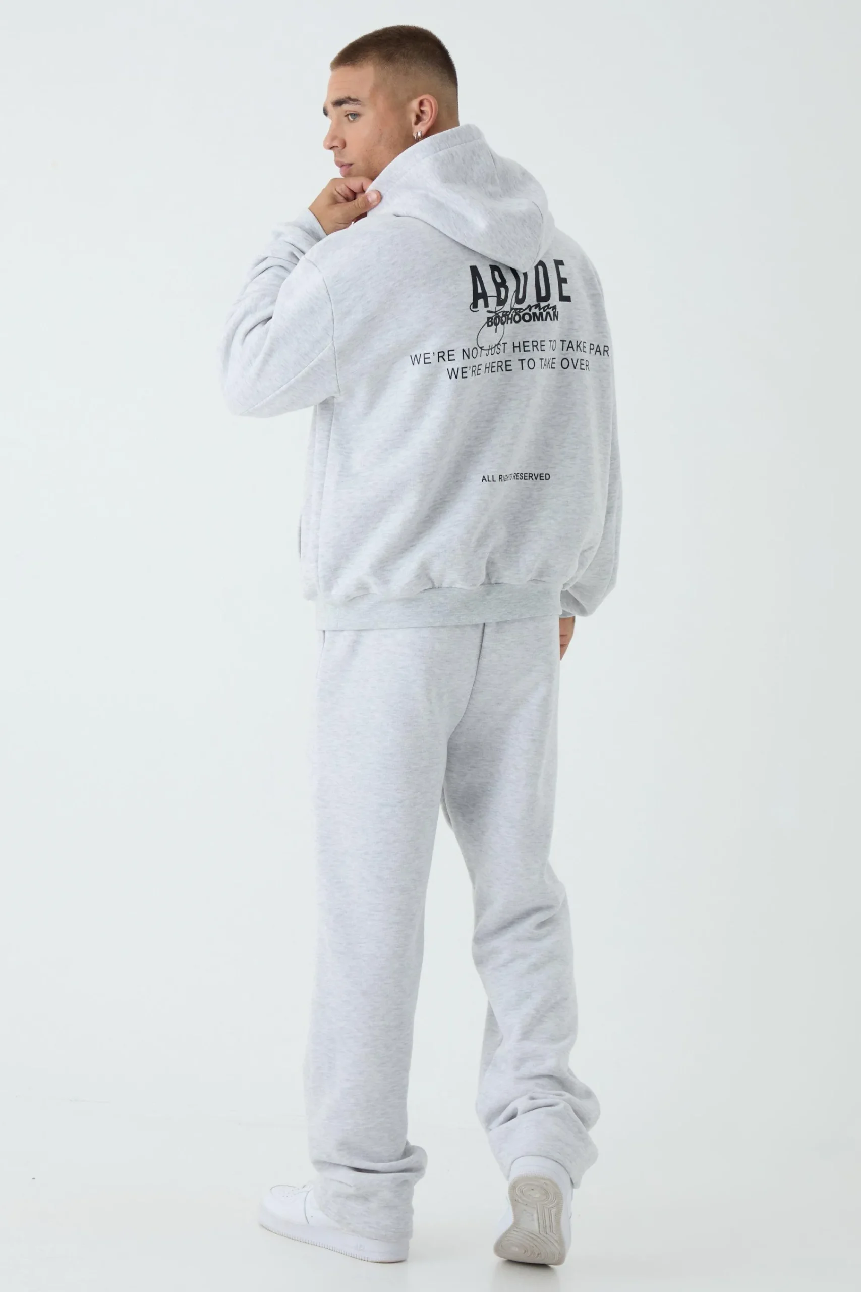 boohooMAN Oversized Boxy ABODE Hoodie | UK| Hoodies & Sweatshirts