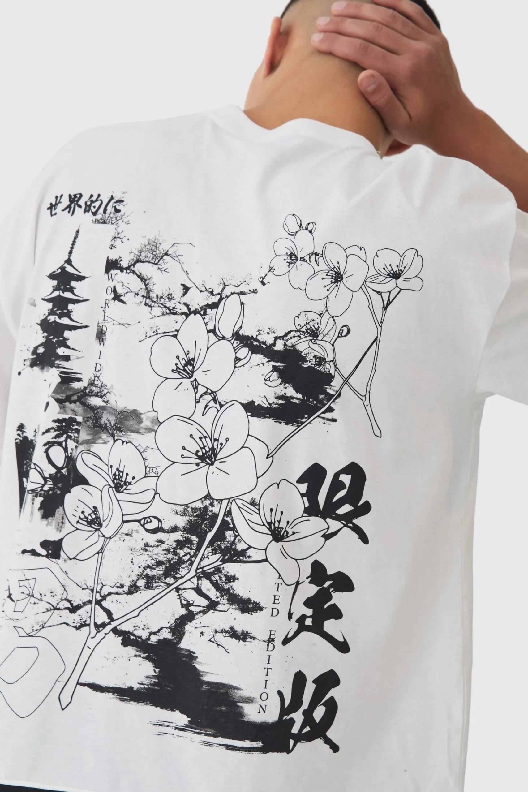 Oversized Boxy Back Printed T-Shirt | UK^boohooMAN Discount