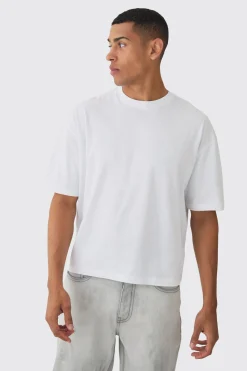 Oversized Boxy Basic T-shirt | UK^boohooMAN Online