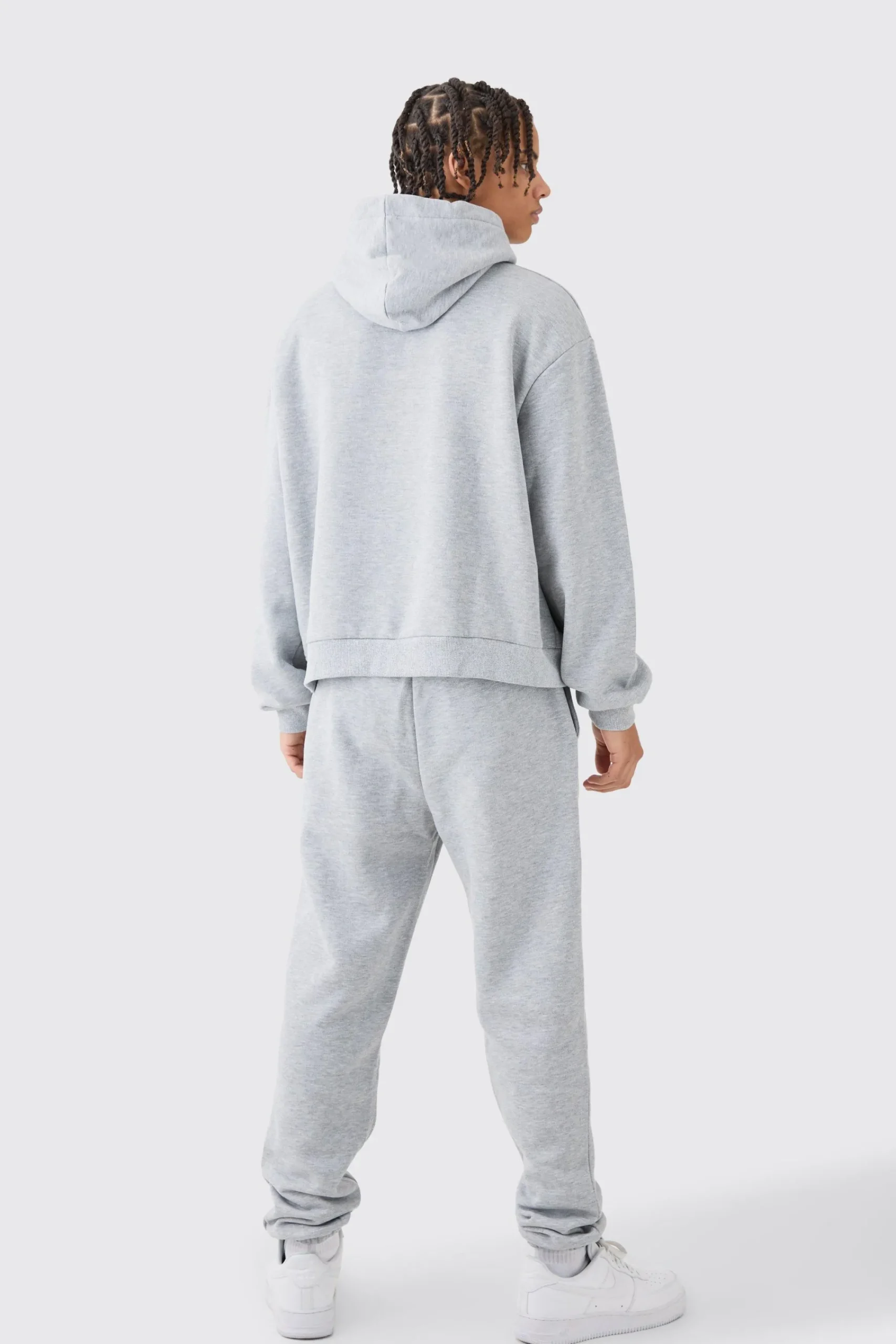 boohooMAN Oversized Boxy Bird Graphic Hooded Tracksuit | UK| Tracksuits
