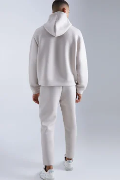 boohooMAN Oversized Boxy Bonded Scuba Hoodie | UK| Hoodies & Sweatshirts