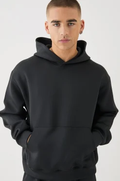 boohooMAN Oversized Boxy Bonded Scuba Hooded Tracksuit | UK| Tracksuits