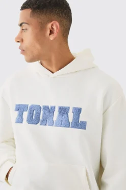 boohooMAN Oversized Boxy Borg Applique Hoodie | UK| Hoodies & Sweatshirts