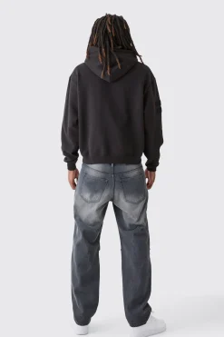 boohooMAN Oversized Boxy Call Of Duty Warzone Badge License Hoodie | UK| Hoodies & Sweatshirts