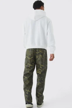 boohooMAN Oversized Boxy Cross Printed Hoodie | UK| Hoodies & Sweatshirts