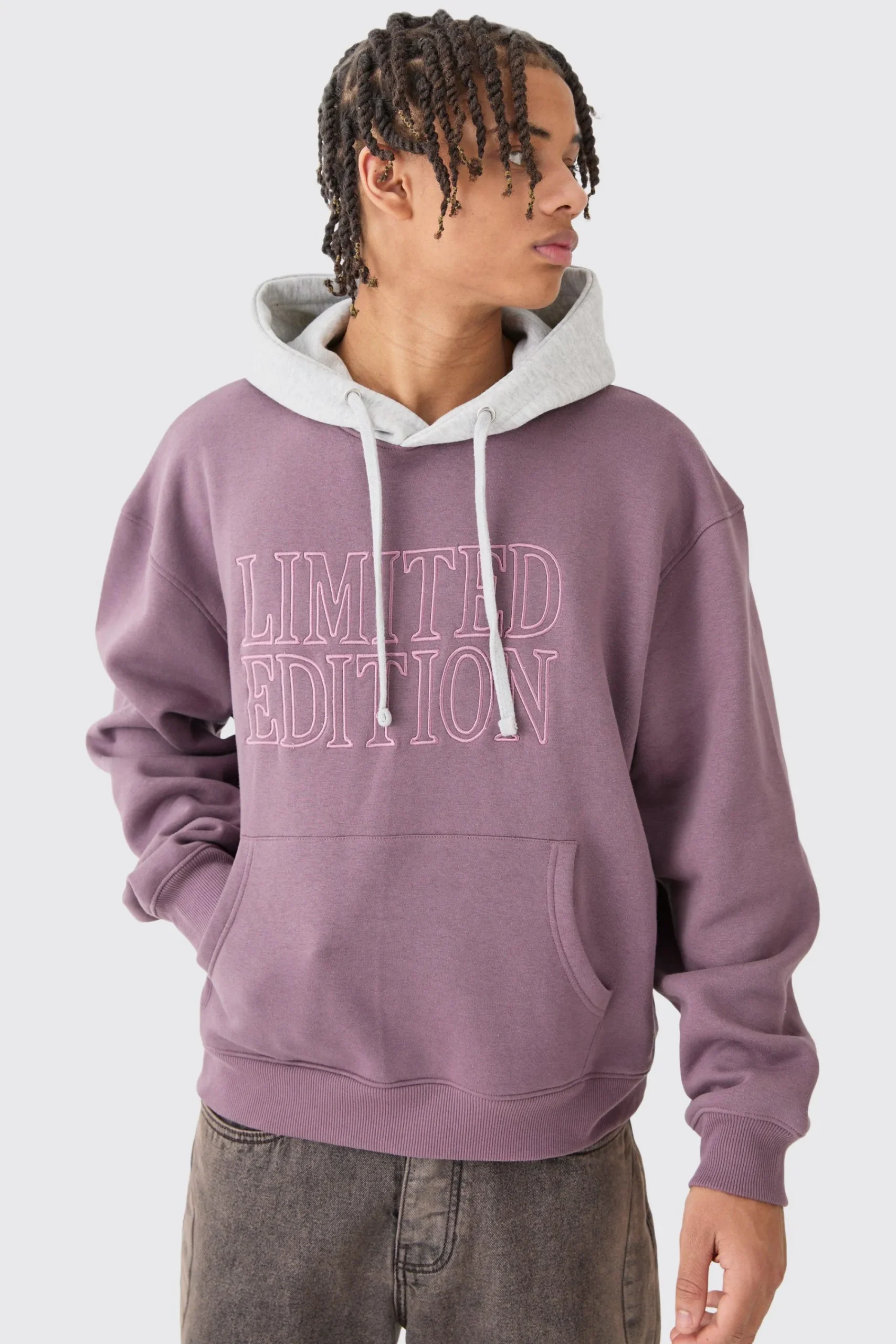 boohooMAN Oversized Boxy 3d Embroidered Edition Hoodie | UK| Hoodies & Sweatshirts