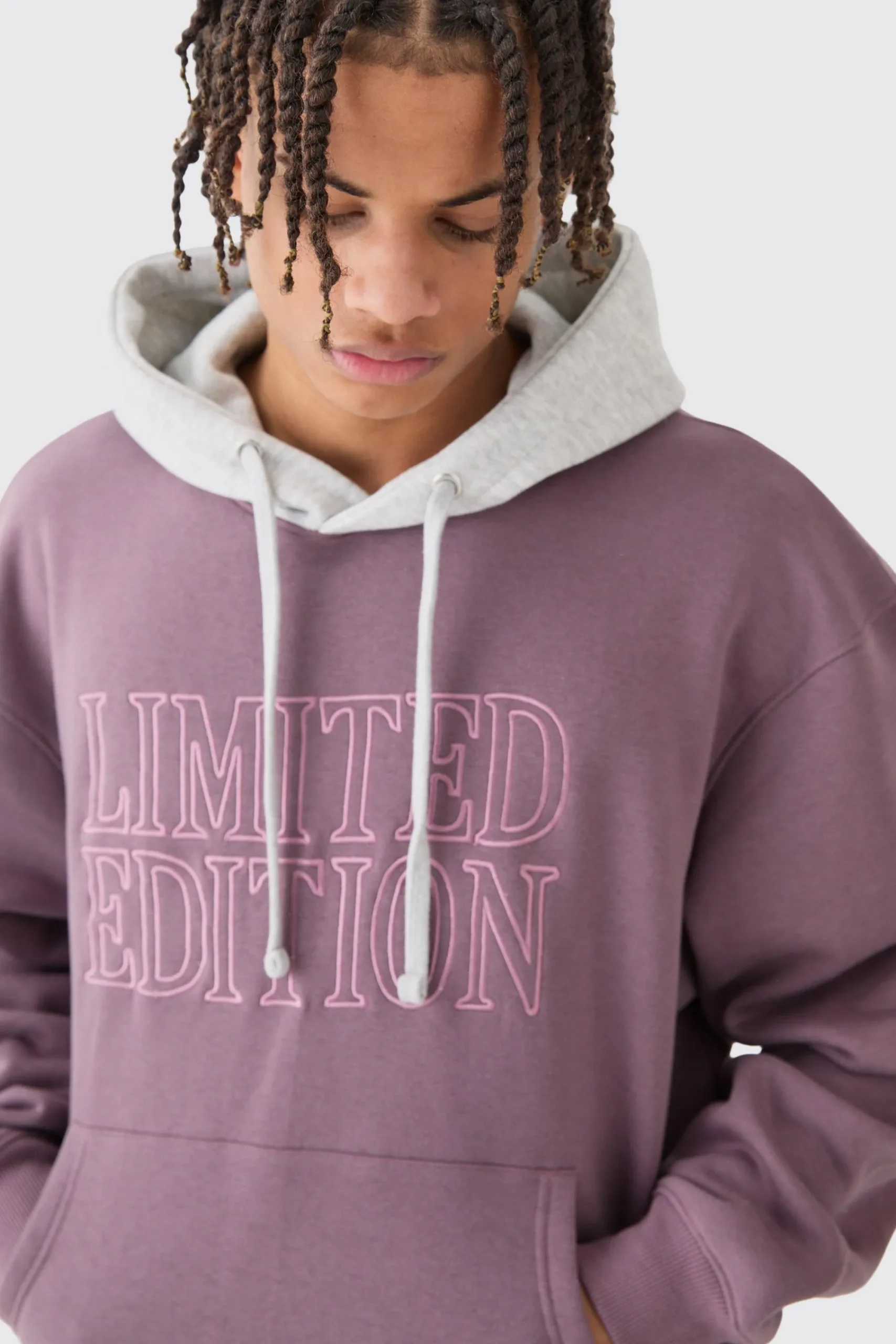 boohooMAN Oversized Boxy 3d Embroidered Edition Hoodie | UK| Hoodies & Sweatshirts