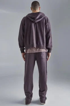 boohooMAN Oversized Boxy Distressed Washed Hoodie | UK| Hoodies & Sweatshirts