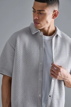 boohooMAN Oversized Boxy Embroidered Polo And Short Set | UK| Sets & Co-Ords|Tracksuits