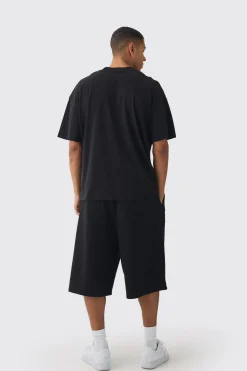 Oversized Boxy Extended Neck Pour Homme T-shirt | UK^boohooMAN Clearance