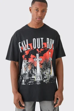 Oversized Boxy Fall Out Boy Band License T-shirt | UK^boohooMAN Best