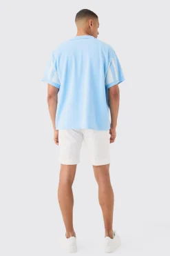 boohooMAN Oversized Boxy Fit Knitted Moto Shirt | UK| Shirts|Knitwear