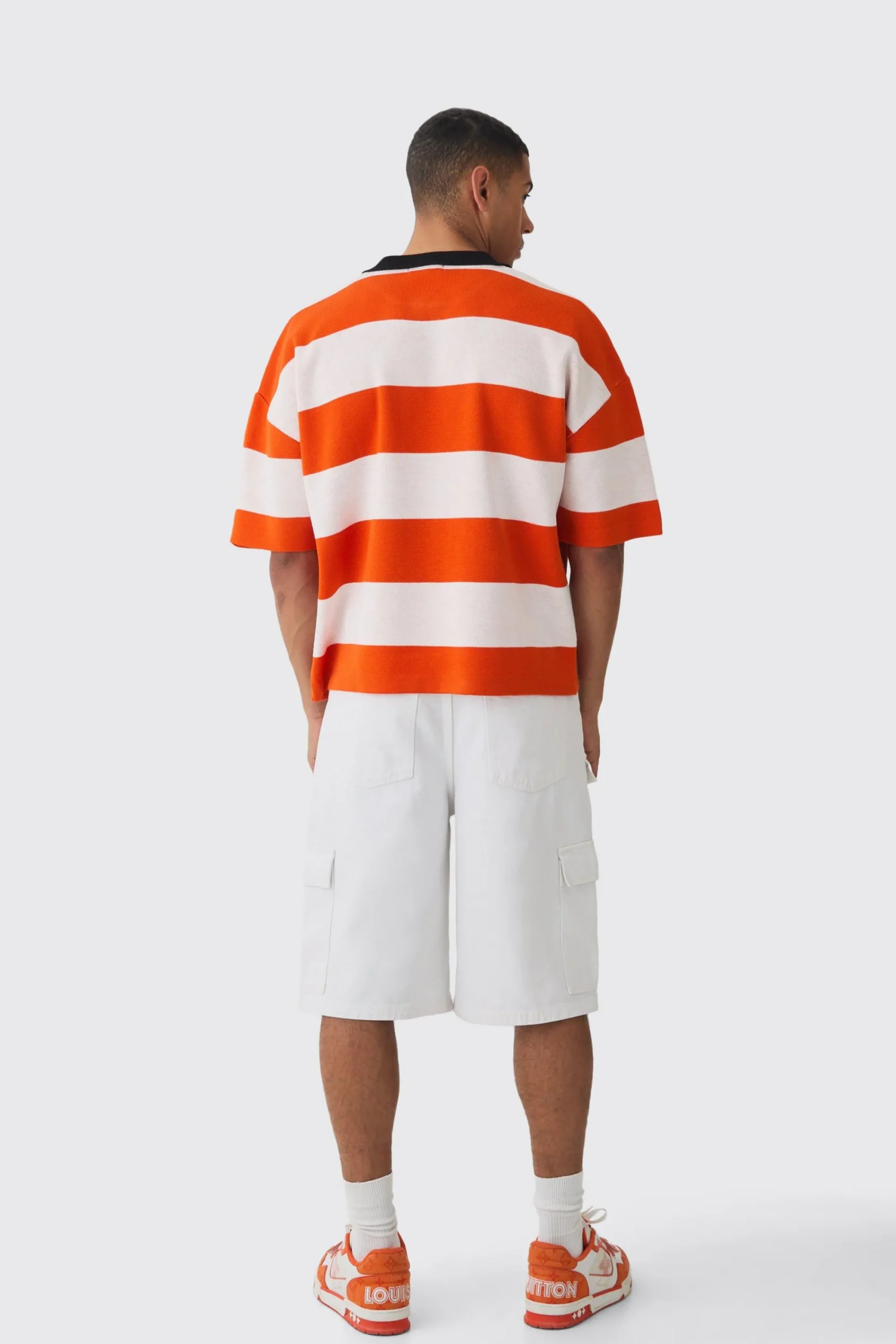 boohooMAN Oversized Boxy Football Knitted Top | UK| Tracksuits