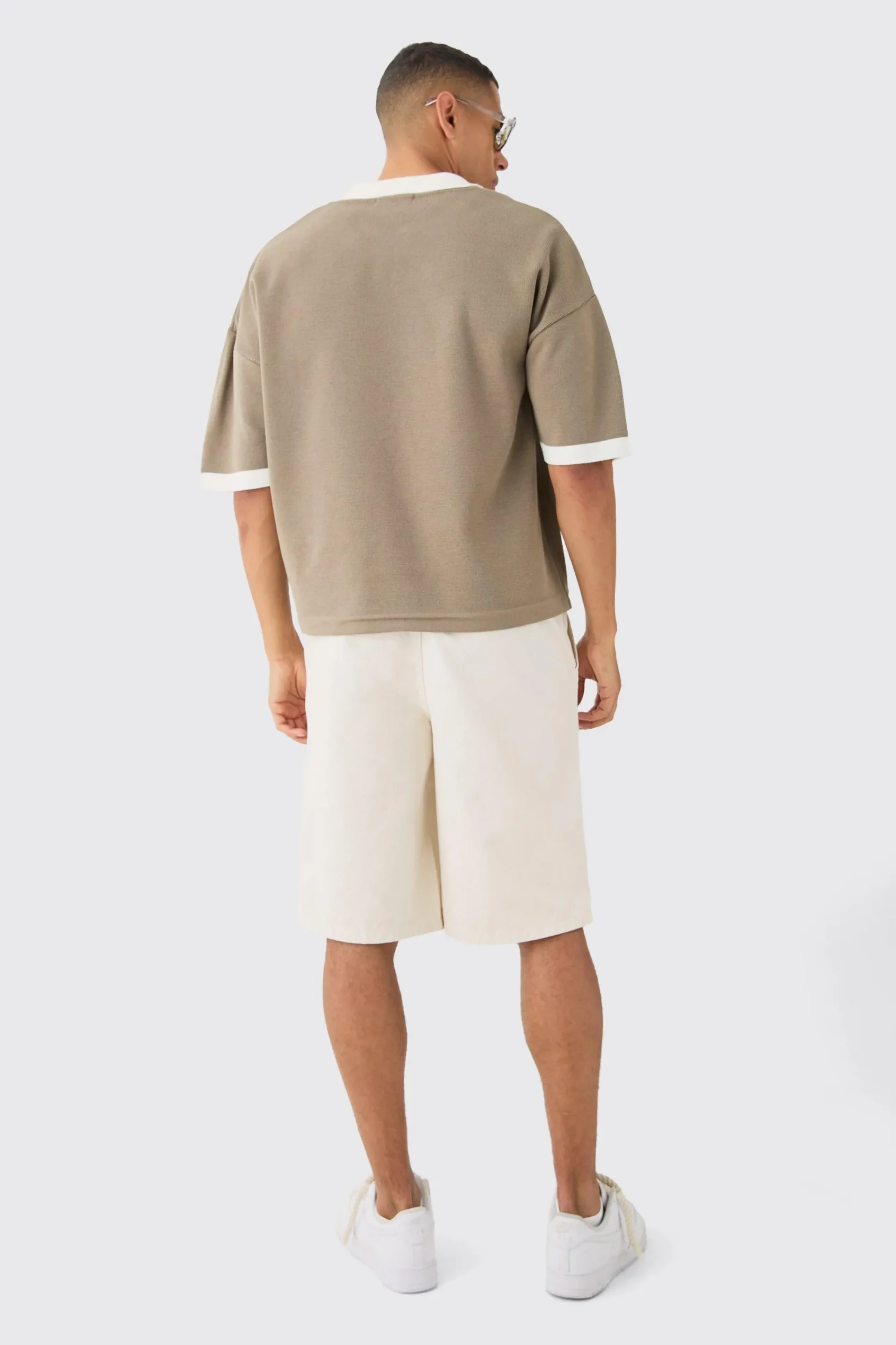 boohooMAN Oversized Boxy Football Knitted Top | UK| Tracksuits