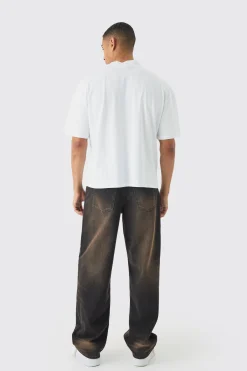 Oversized Boxy Grafitti Bear Graphic T-shirt | UK^boohooMAN Sale