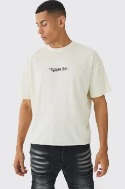 Oversized Boxy Great Outdoors Print T-Shirt | UK^boohooMAN Discount