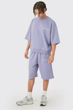 boohooMAN Oversized Boxy Half Sleeve Short Tracksuit | UK| Tracksuits