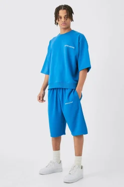 boohooMAN Oversized Boxy Half Sleeve Short Tracksuit | UK| Tracksuits