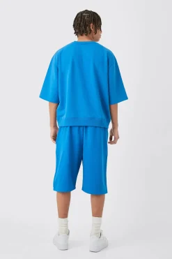 boohooMAN Oversized Boxy Half Sleeve Short Tracksuit | UK| Tracksuits